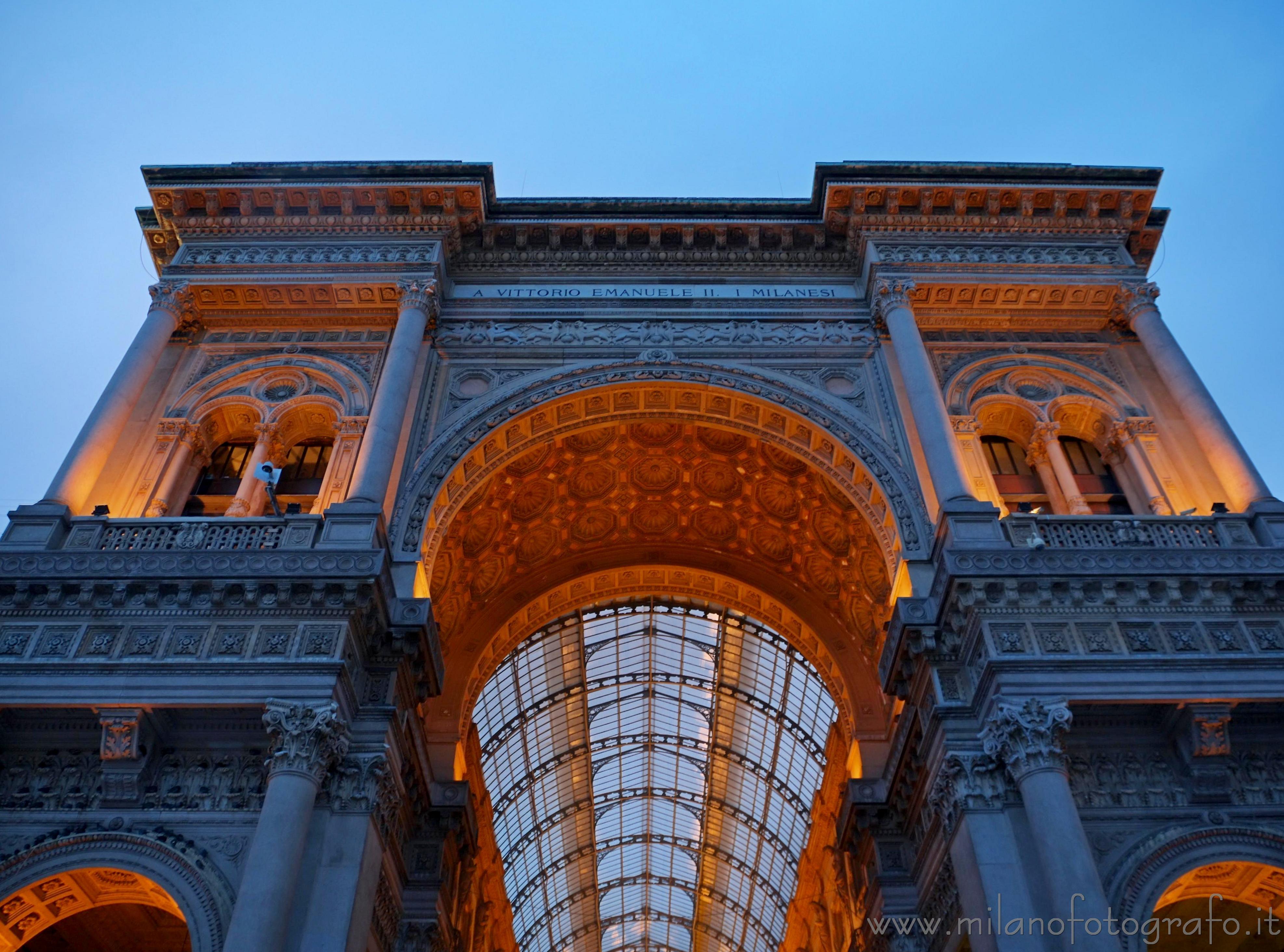 Milano - L'entrata di Galleria Vittorio Emanuele